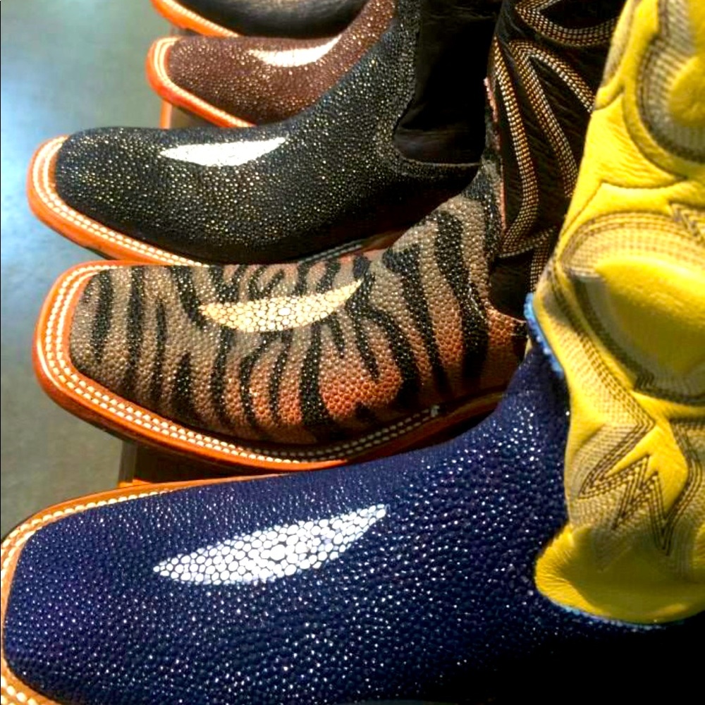 Rare Exotic Stingray Rio of Mercedes Boots